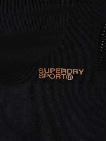 Superdry Korzetová Sportovní podprsenka – černá