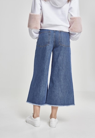 Urban Classics Wide leg Jeans i blå