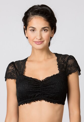 STOCKERPOINT Traditional Blouse in Black: front