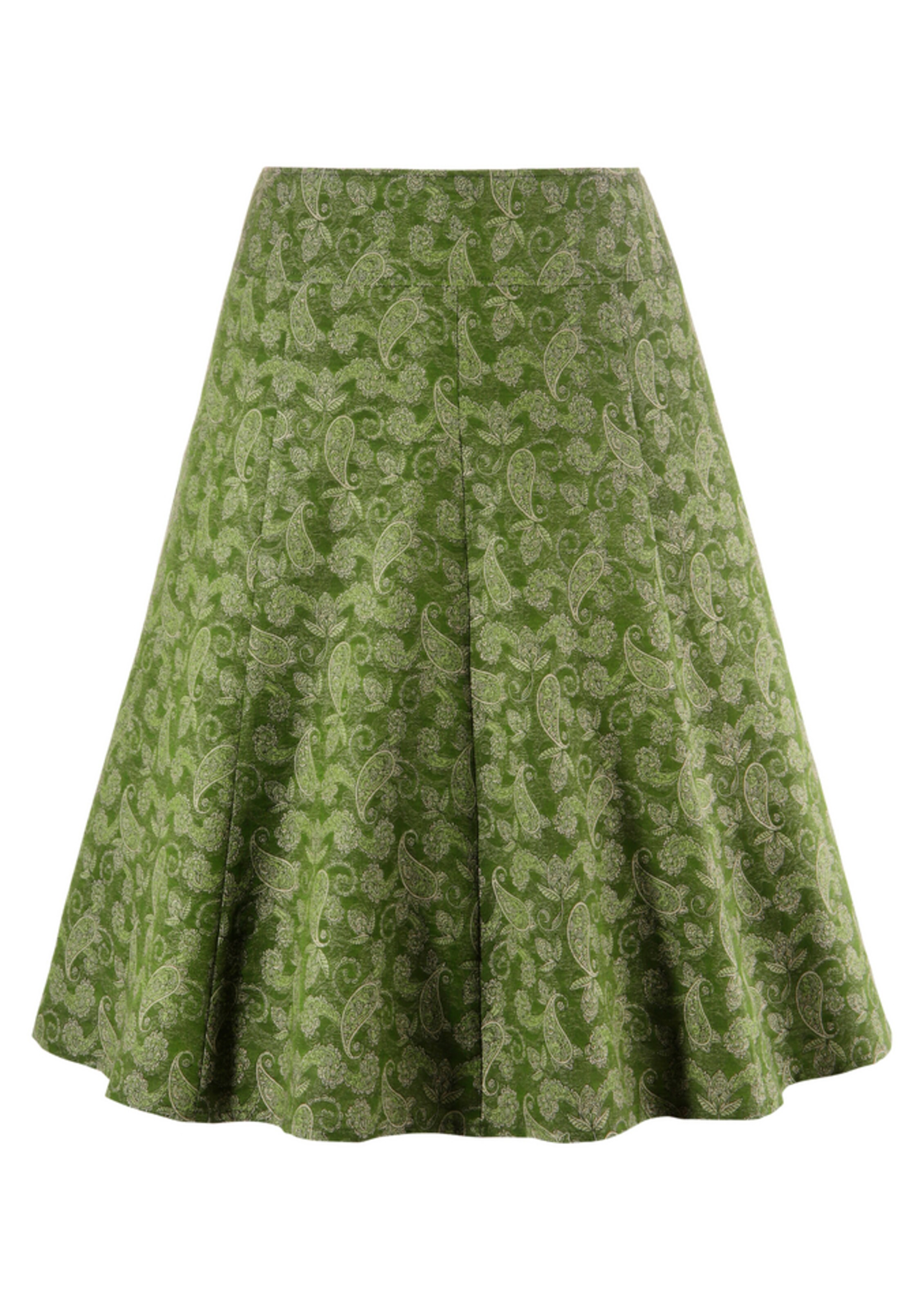 HOHENSTAUFEN - Trachtenrock mit schwingender Weite in grün