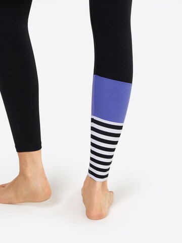 Skinny Pantalon de sport 'Surf Style' Hey Honey en noir