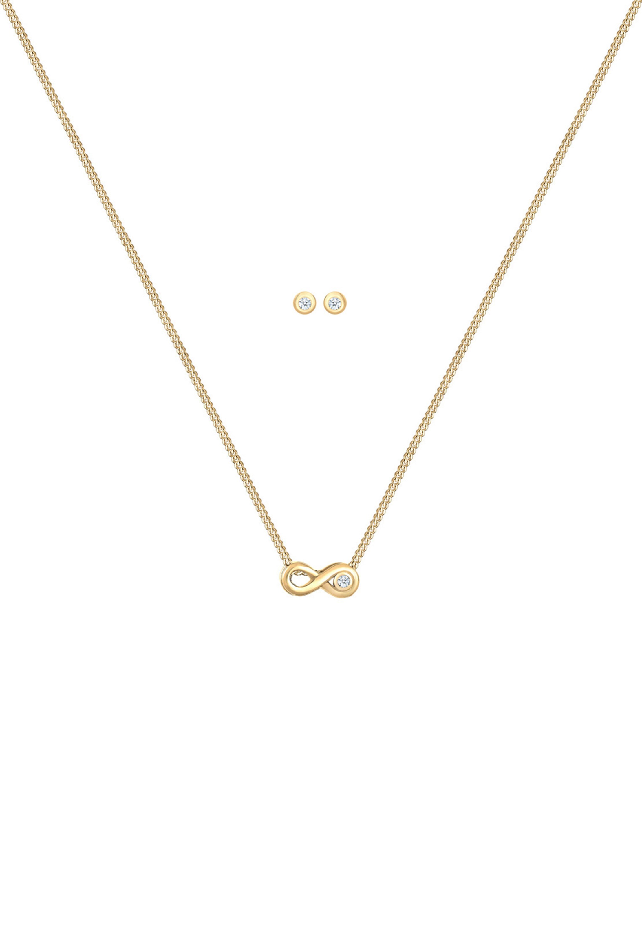 Parure de bijoux 'Infinity, Solitär' Elli DIAMONDS en or