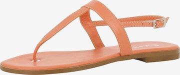 EVITA T-Bar Sandals 'OLIMPIA' in Orange: front