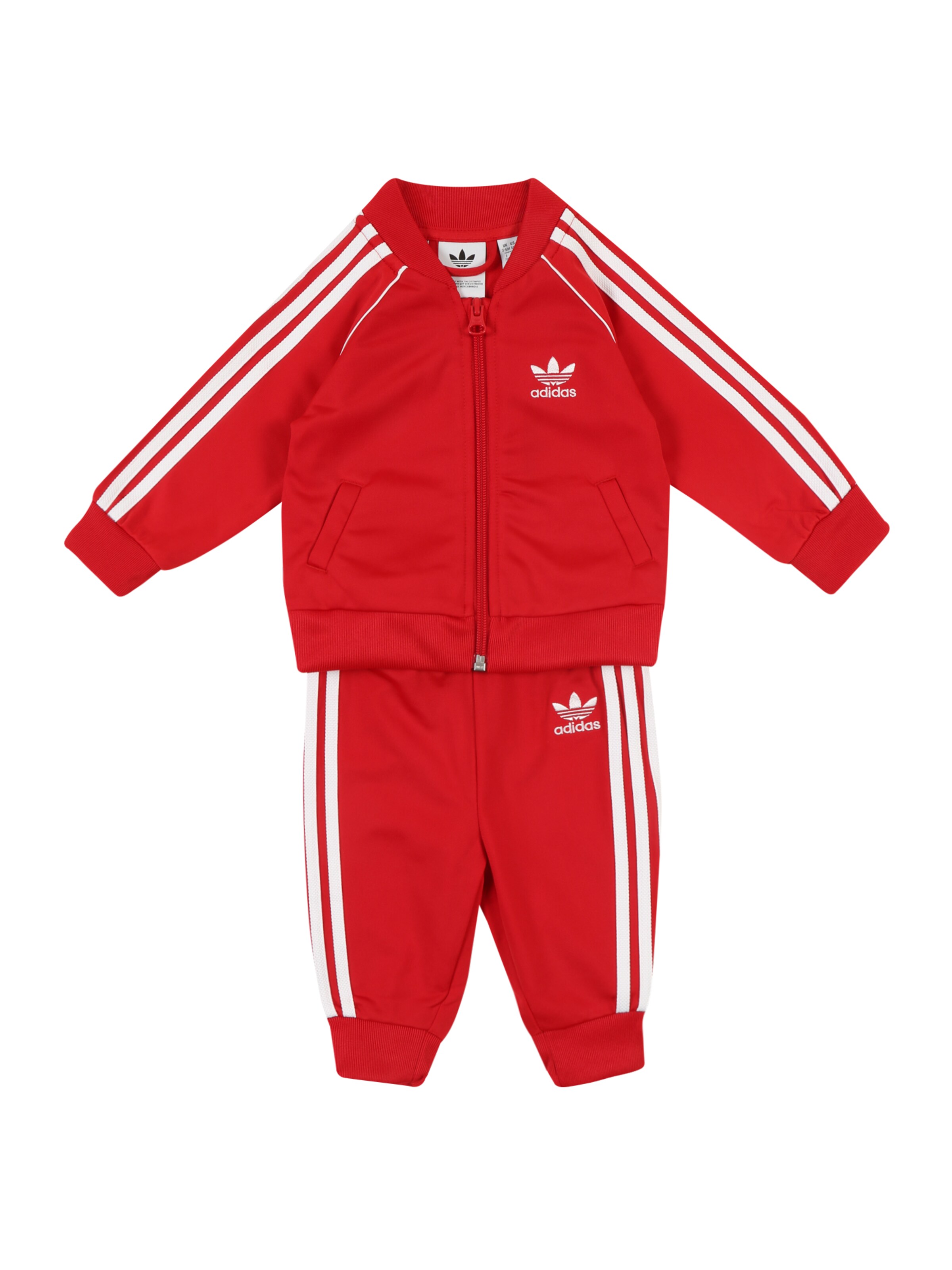 adidas anzug rot weiß