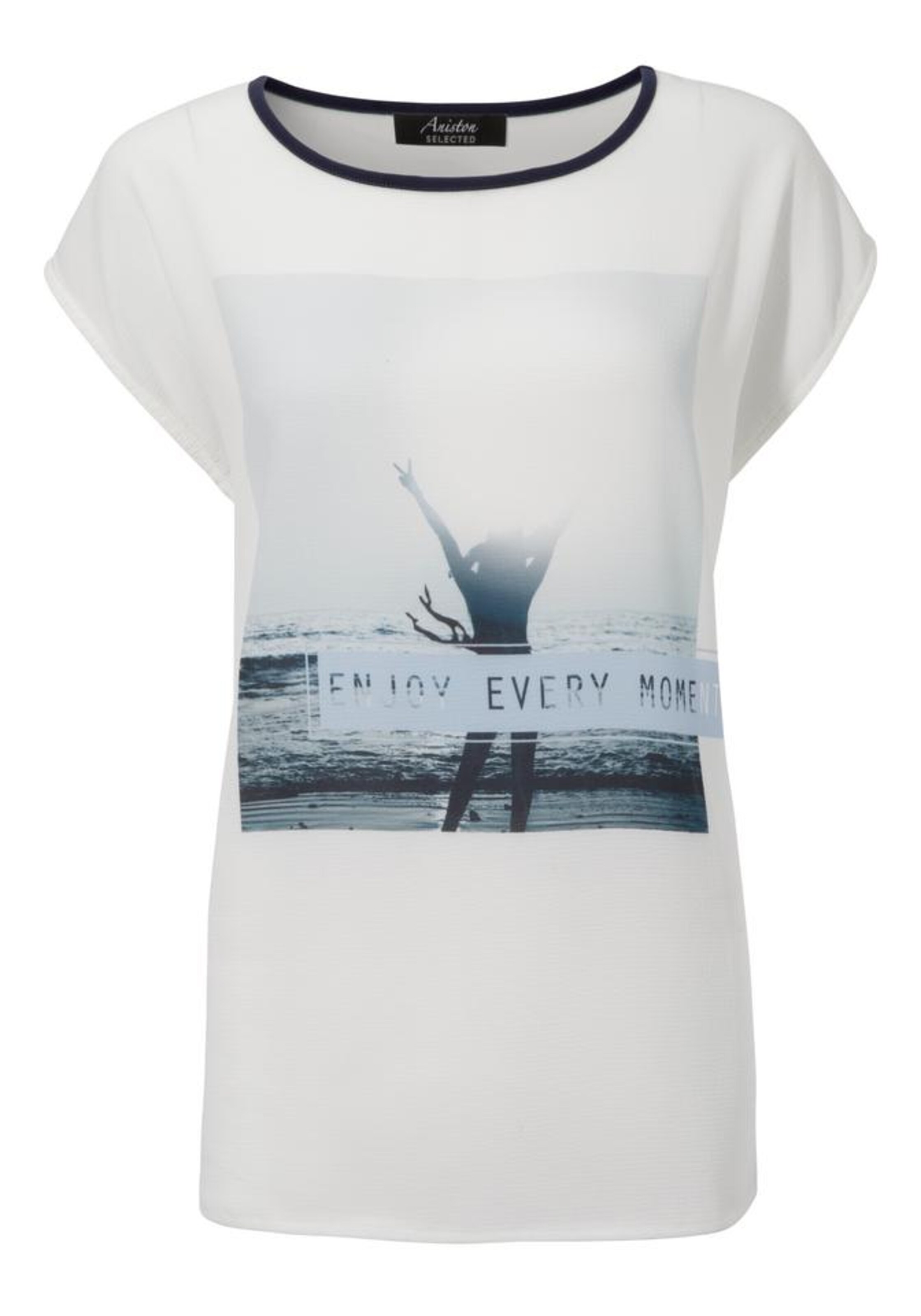 Aniston SELECTED Shirt in White: front