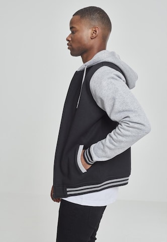 Urban Classics Sweat jacket in Black