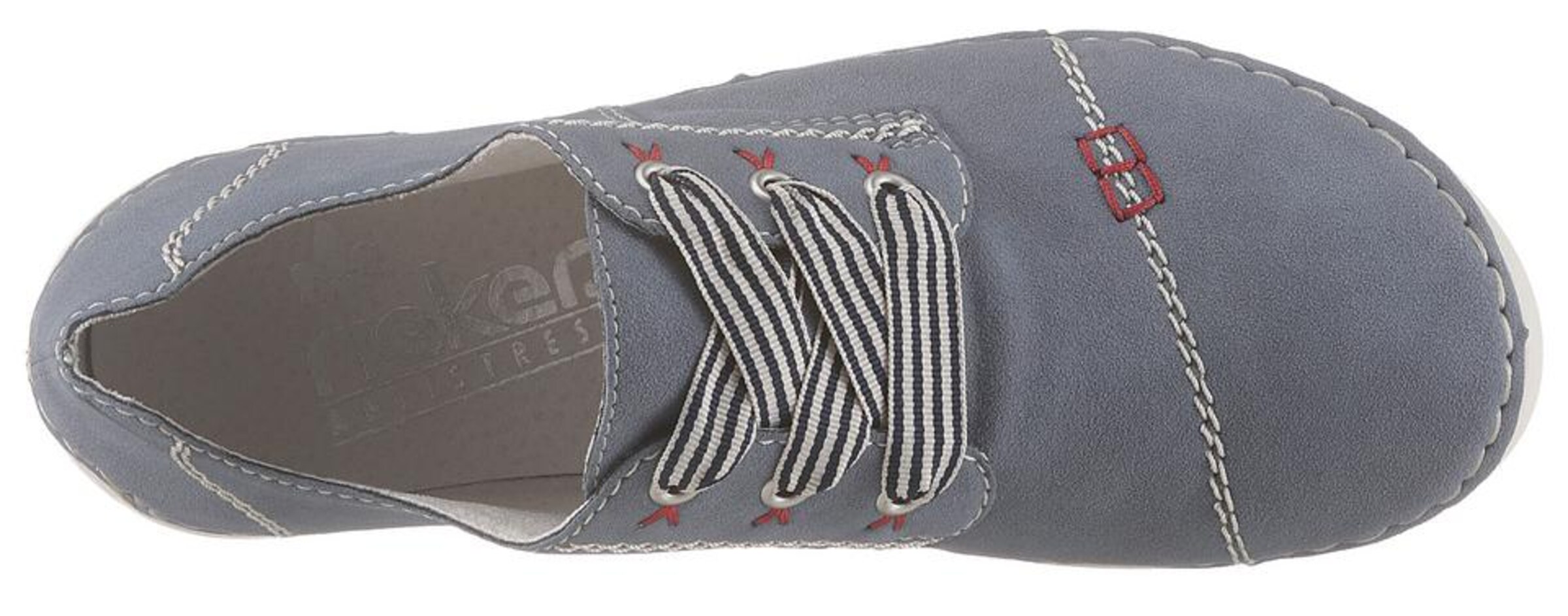 Rieker Schnürschuh in Blau