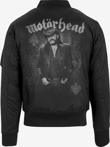 Veste mi-saison 'Motörhead Lemmy' Mister Tee en noir : devant
