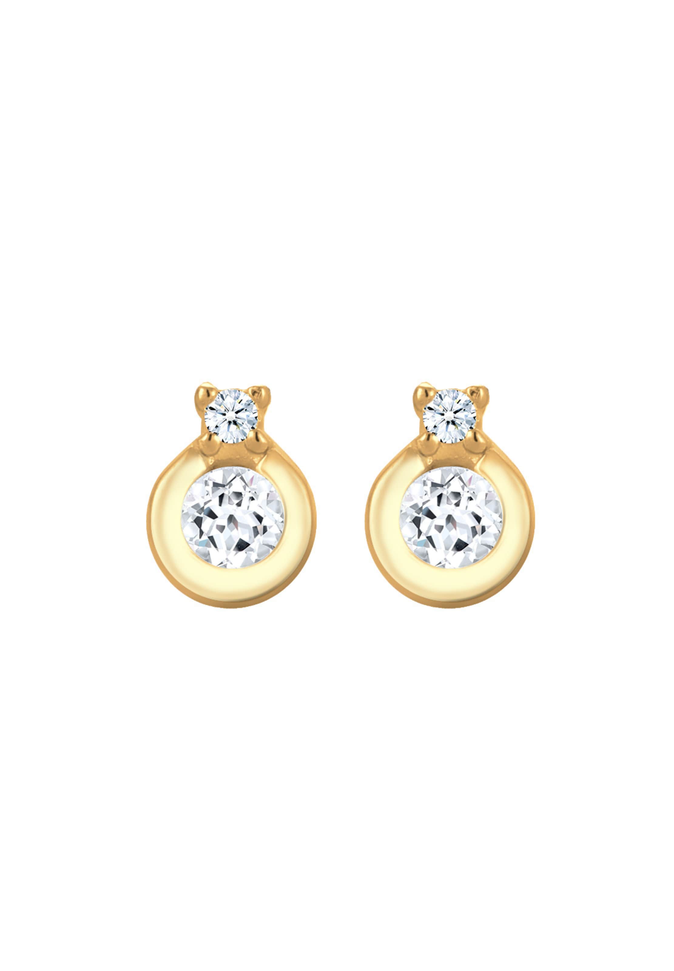 Elli DIAMONDS Ohrringe in Gold: Vorderseite