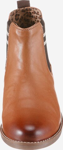 s.Oliver Chelsea Boots i brun