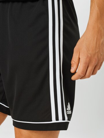 ADIDAS PERFORMANCE Regular Sportbroek 'squad 17 sho' in Zwart