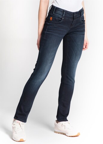 Miracle of Denim Skinny Jeans 'Rea' in Blue: front