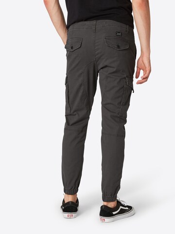 JACK & JONES Tapered Hose 'Paul Flake' in Grau