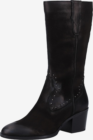 Bottes de cowboy CAPRICE en noir : devant