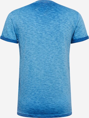 Superdry Regularny krój Koszulka 'OL LOW ROLLER TEE' w kolorze niebieski