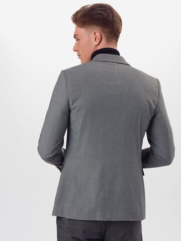 Coupe slim Veste de costume BURTON MENSWEAR LONDON en gris