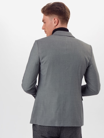 Coupe slim Veste de costume BURTON MENSWEAR LONDON en gris