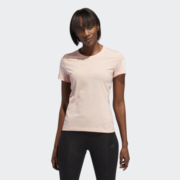 T-shirt fonctionnel 'Run It' ADIDAS PERFORMANCE en rose : devant