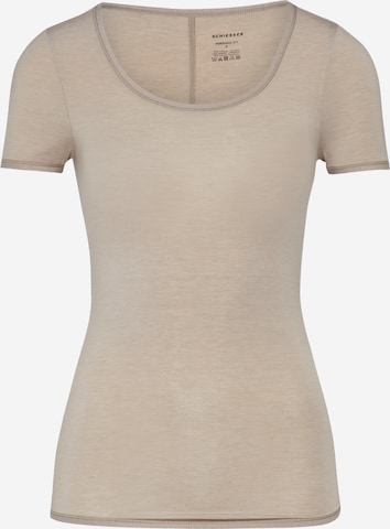 SCHIESSER Undershirt in Brown: front