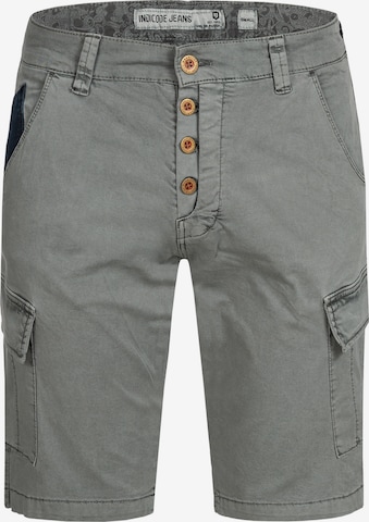 Regular Pantalon 'Hedworth' INDICODE JEANS en gris : devant