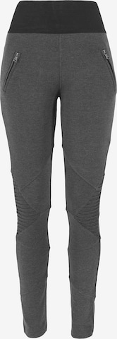 Urban Classics Skinny Leggings in Grey: front