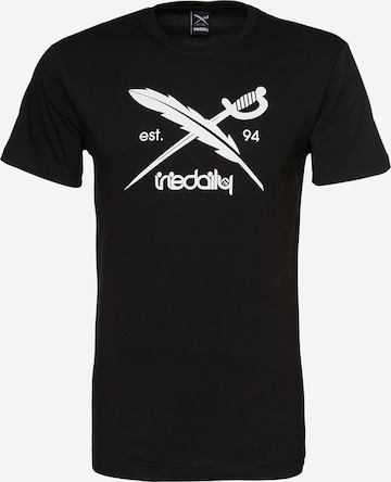 T-Shirt 'Daily Flag' Iriedaily en noir : devant