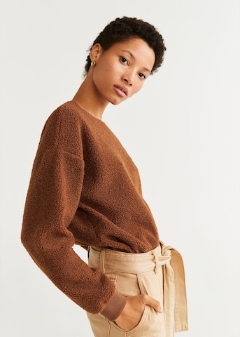 MANGO Sweatshirt 'Bowl' in Braun: predná strana