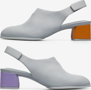 CAMPER Slingback Pumps ' Twins ' in Grey