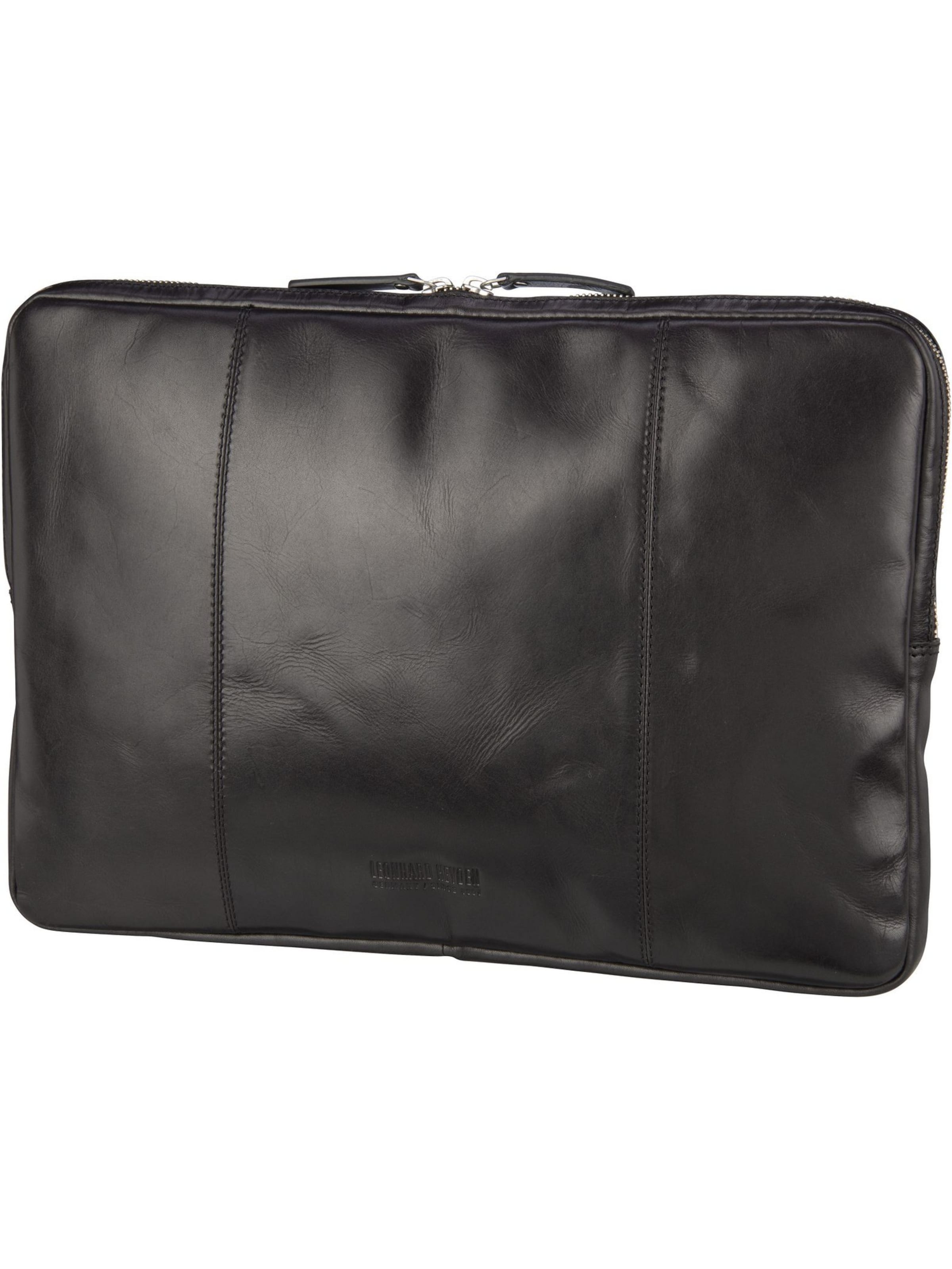 LEONHARD HEYDEN Laptoptasche 'Cambridge' in Schwarz: Vorderseite