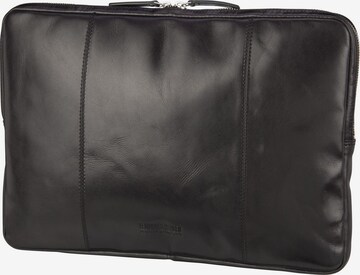 LEONHARD HEYDEN Laptop Bag 'Cambridge' in Black: front