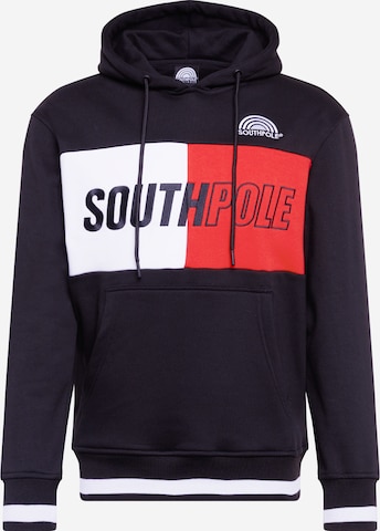 SOUTHPOLE Sweatshirt in Schwarz: front