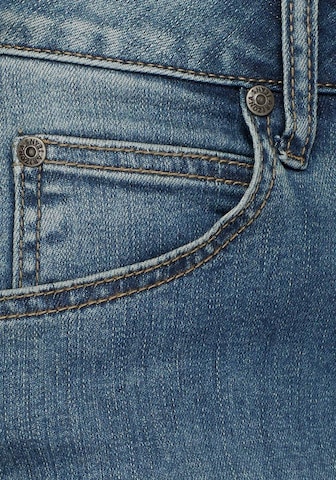 ARIZONA 5-Pocket-Jeans 'Gerade-Form mit komfortabler Leibhöhe' in Blau