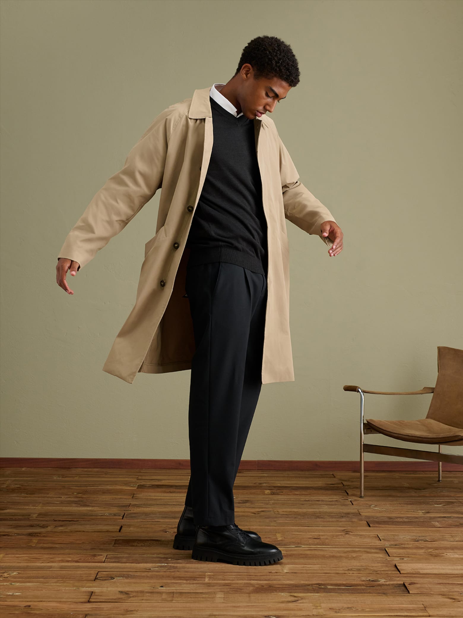 Alexander - Beige Trenchcoat Look