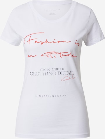 EINSTEIN & NEWTON Shirt 'Attitude' in Weiß: predná strana
