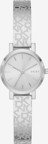 Montre à affichage analogique DKNY en argent : devant