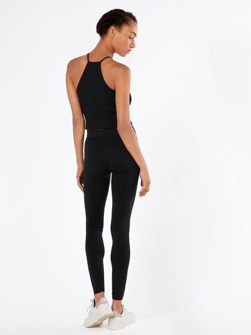 Urban Classics - Skinny Leggings em preto: atrás