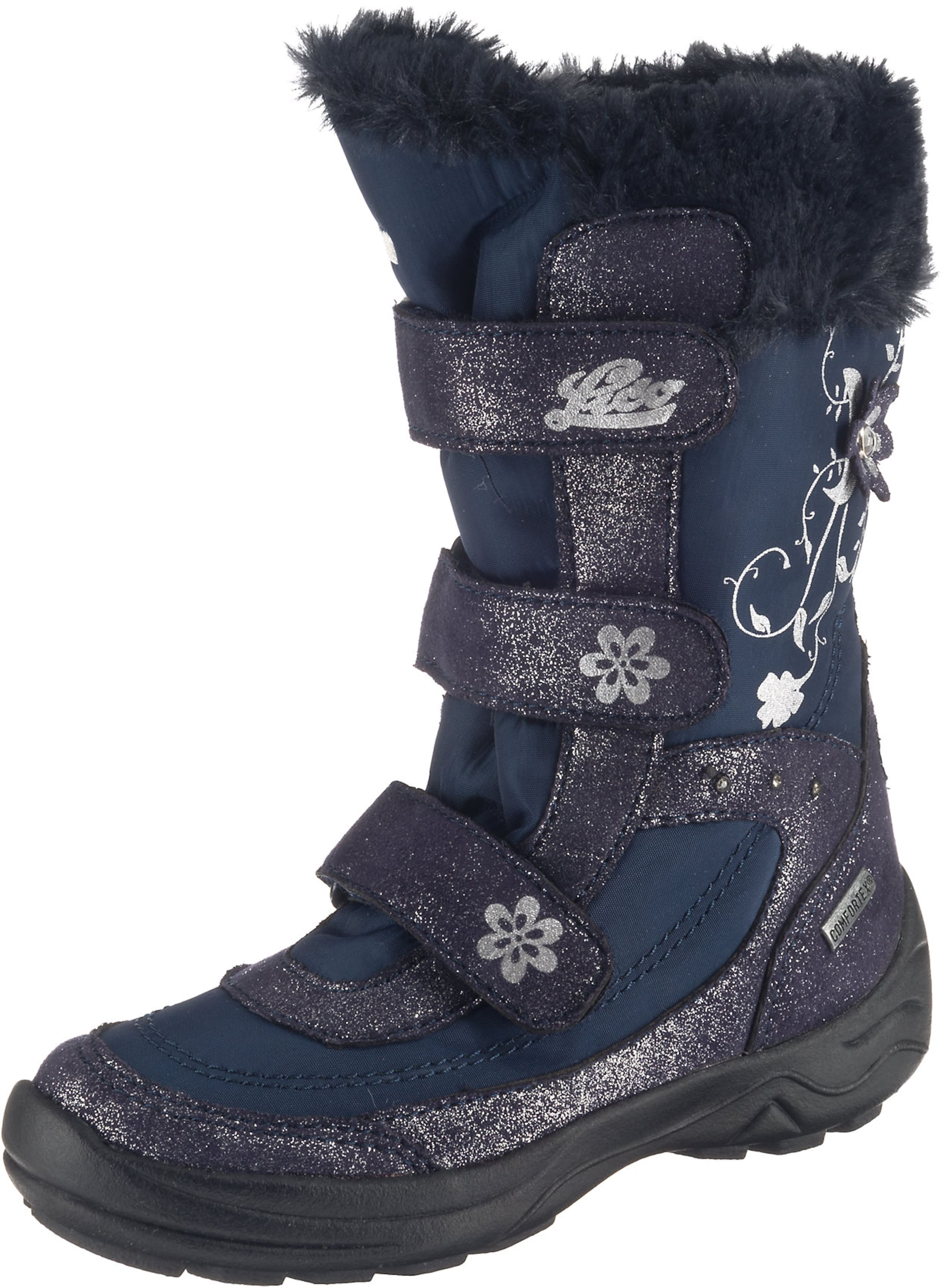 Bocanci de zăpadă de la LICO pe albastru: față