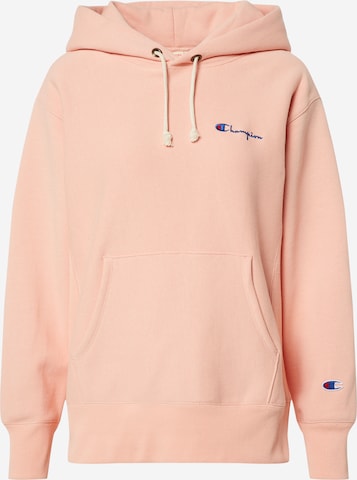 Champion Reverse Weave Sweatshirt in Oranje: voorkant