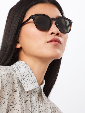 LE SPECS Solglasögon 'Bandwagon' i svart: framsida