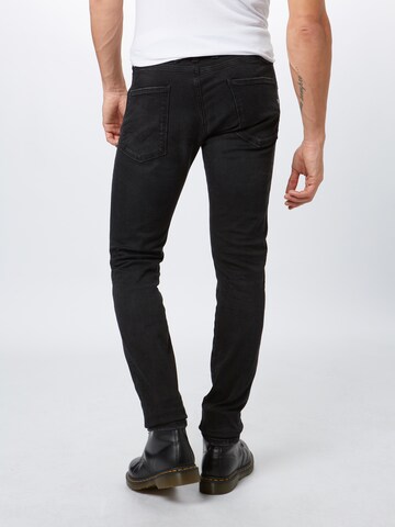 REPLAY Slimfit Jeans 'Anbass' i svart: baksida