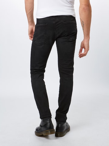 Slimfit Jeans 'Anbass' di REPLAY in nero: dietro