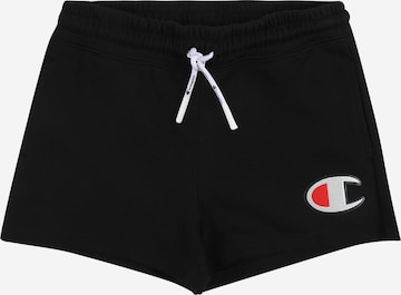 Champion Authentic Athletic Apparel Regular Trousers in Black: front
