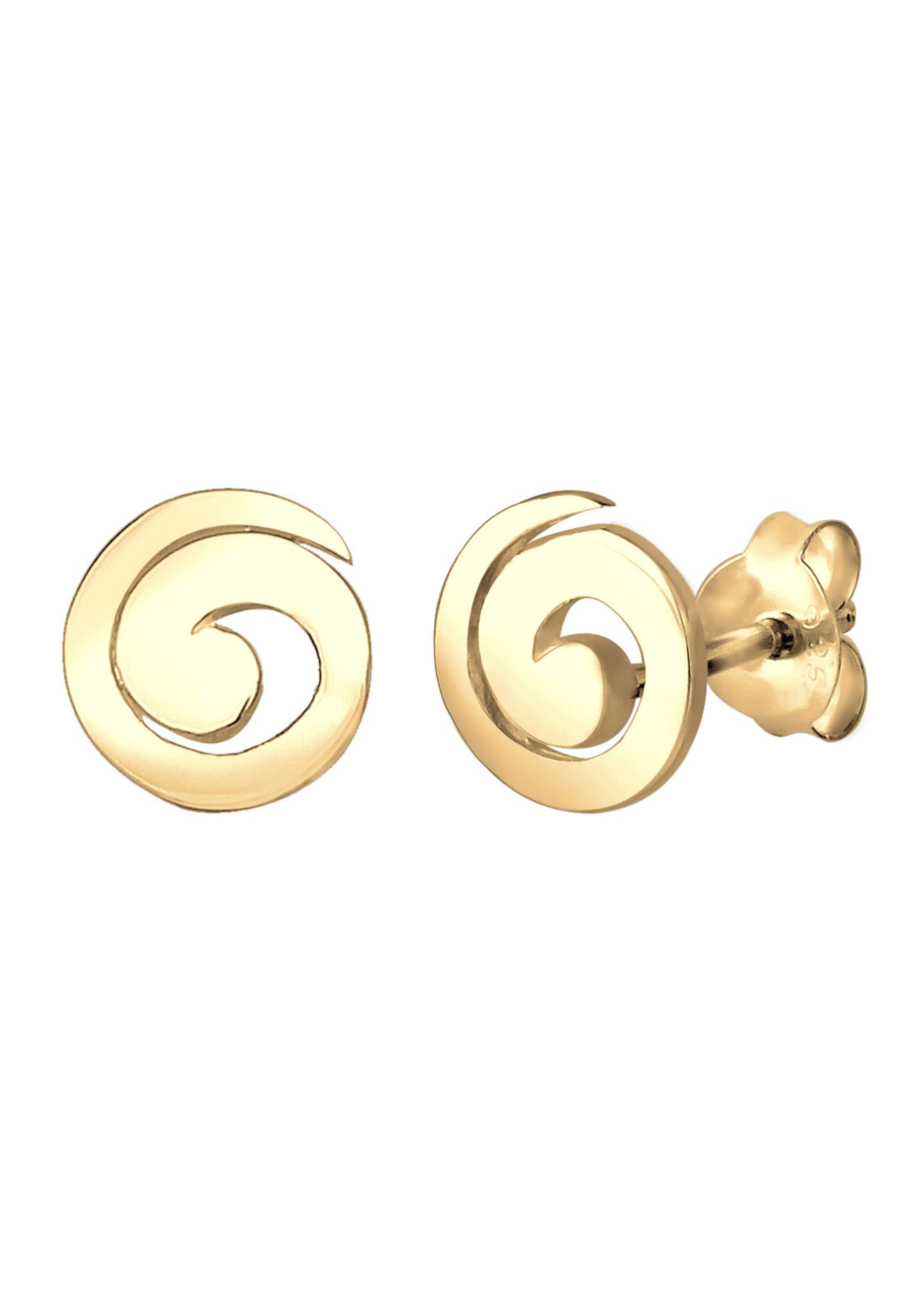 ELLI Earrings 'Spirale' in Gold