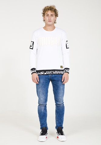 Sweat-shirt PLUS EIGHTEEN en blanc