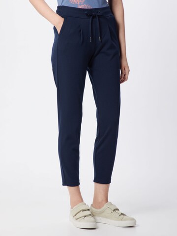 b.young Slim fit Pleat-Front Pants 'Rizetta' in Blue: front