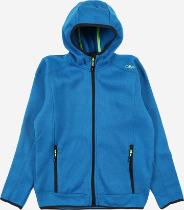 CMP Athletic Fleece Jacket in Blue: front