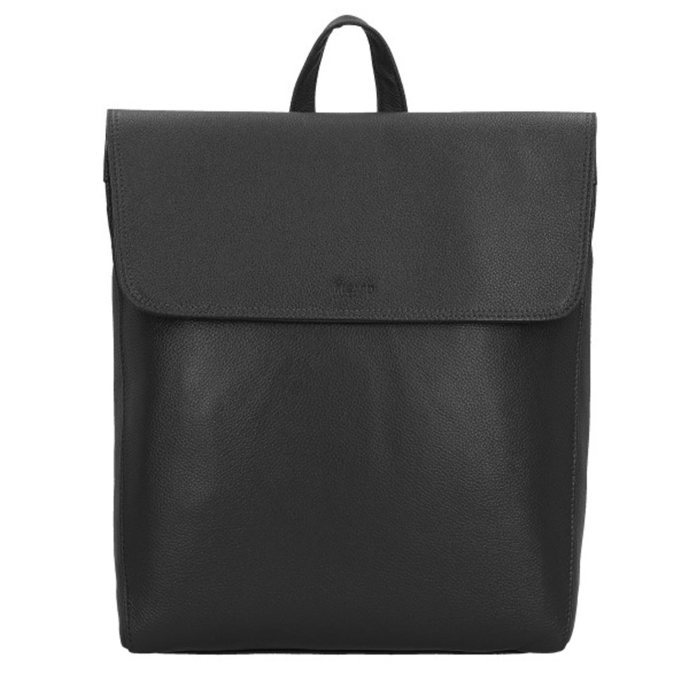 Picard Rucksack 'Luis' in Schwarz: Vorderseite