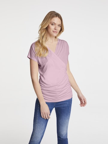 T-shirt heine en rose : devant