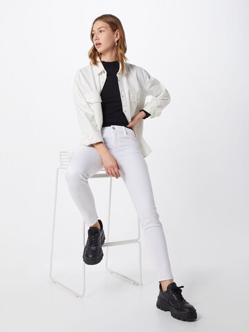 Skinny Jeans 'Super G Slim Drill Stretch' di Herrlicher in bianco