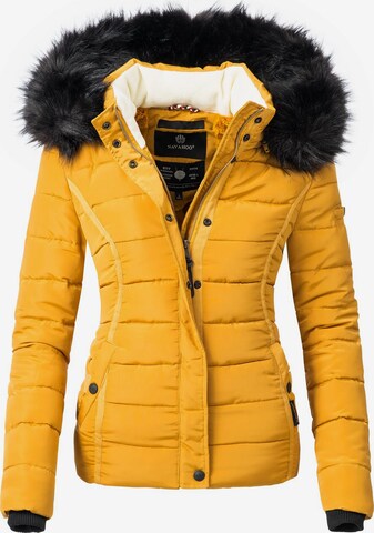 NAVAHOO Зимняя куртка 'Miamor' в Желтый: спереди